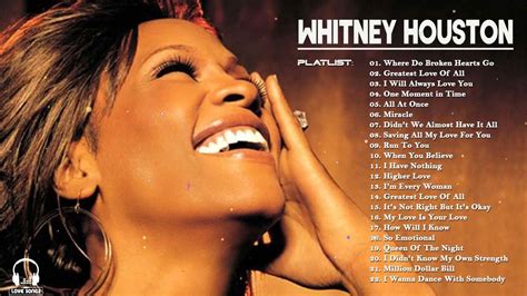 youtube whitney houston|whitney houston's greatest hit songs.